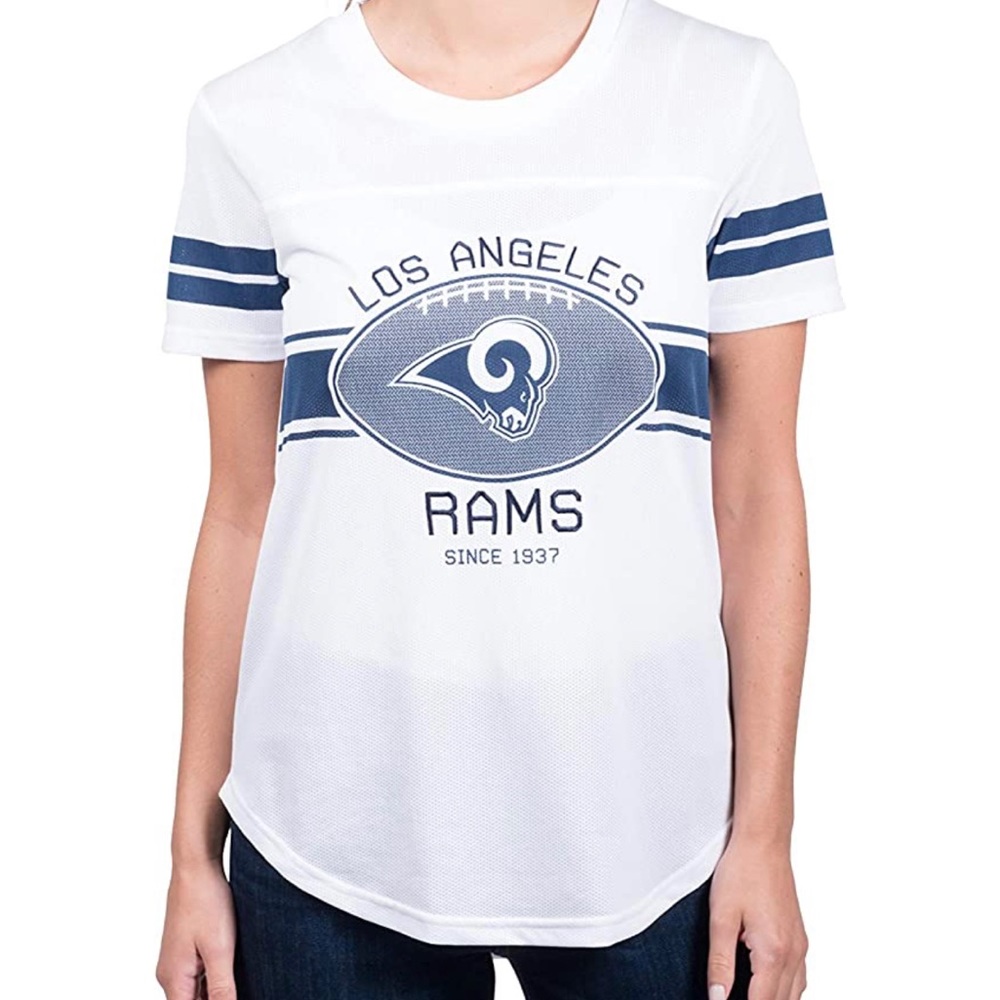NFL Women’s Soft Mesh Varsity Stripe T-Shirt